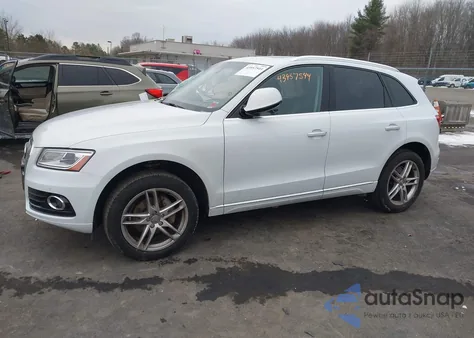 2016 Audi Q5 2.0T Premium z USA, uszkodzony, nr VIN WA1L2AFP6GA149688